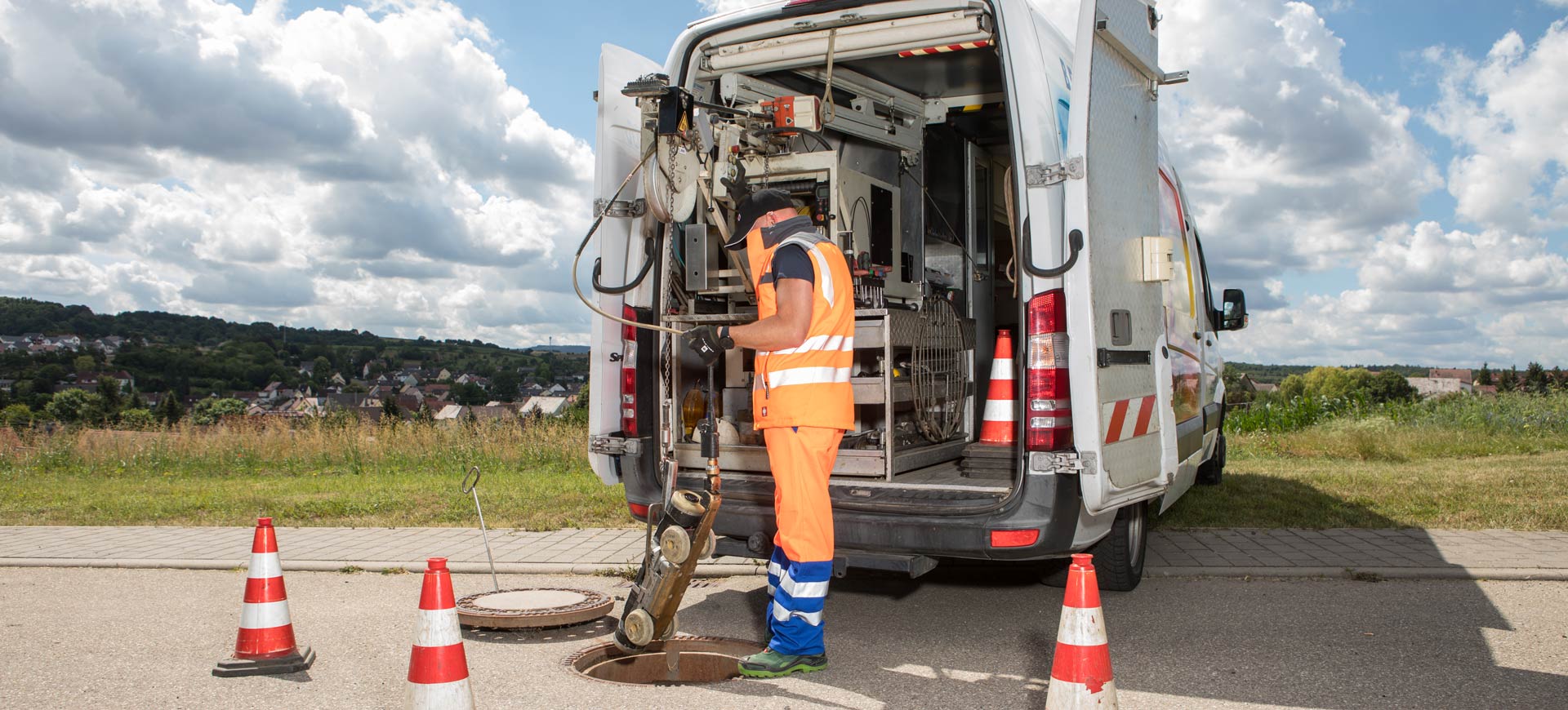 BEYERLE bei Kanalinspektion